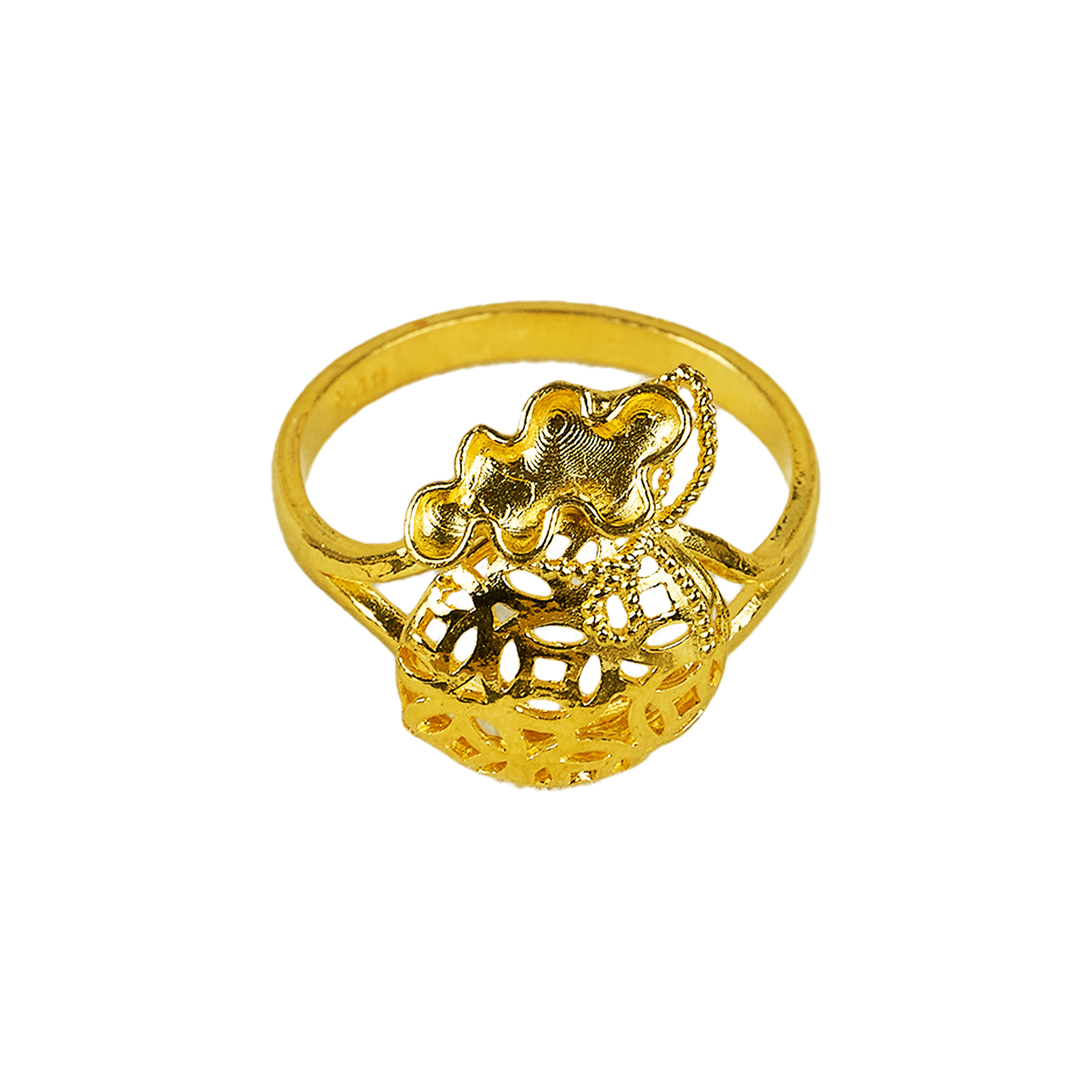 NHẪN VÀNG 24K TÚI TIỀN KIM TIỀN NA24000033