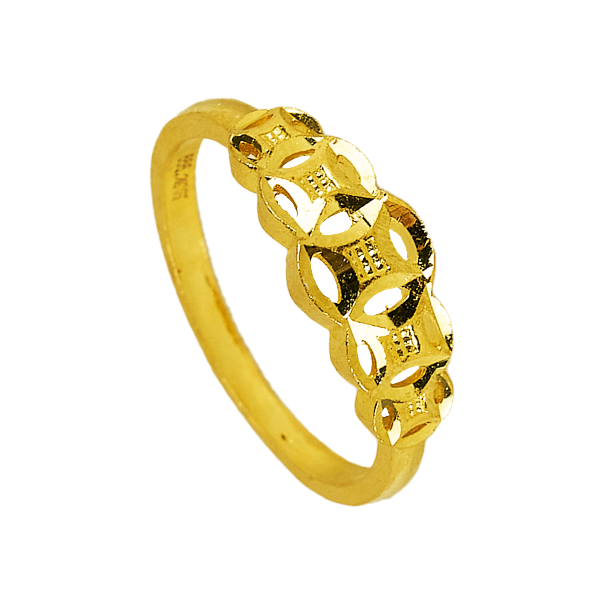Nhẫn Vàng 24K Cát Tường Kim Tiền NA26000641