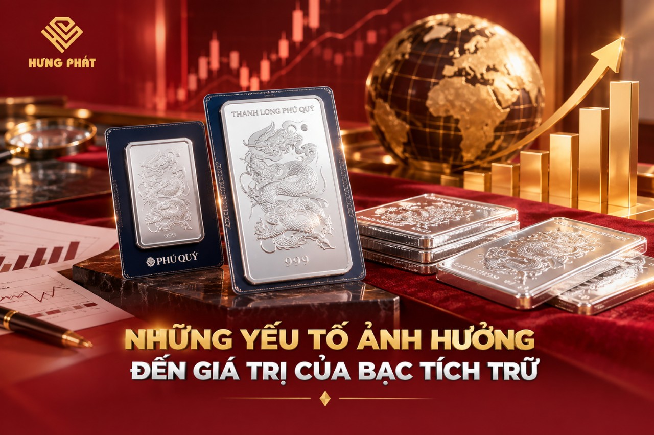 Những yếu tố ảnh hưởng đến giá trị của bạc tích trữ