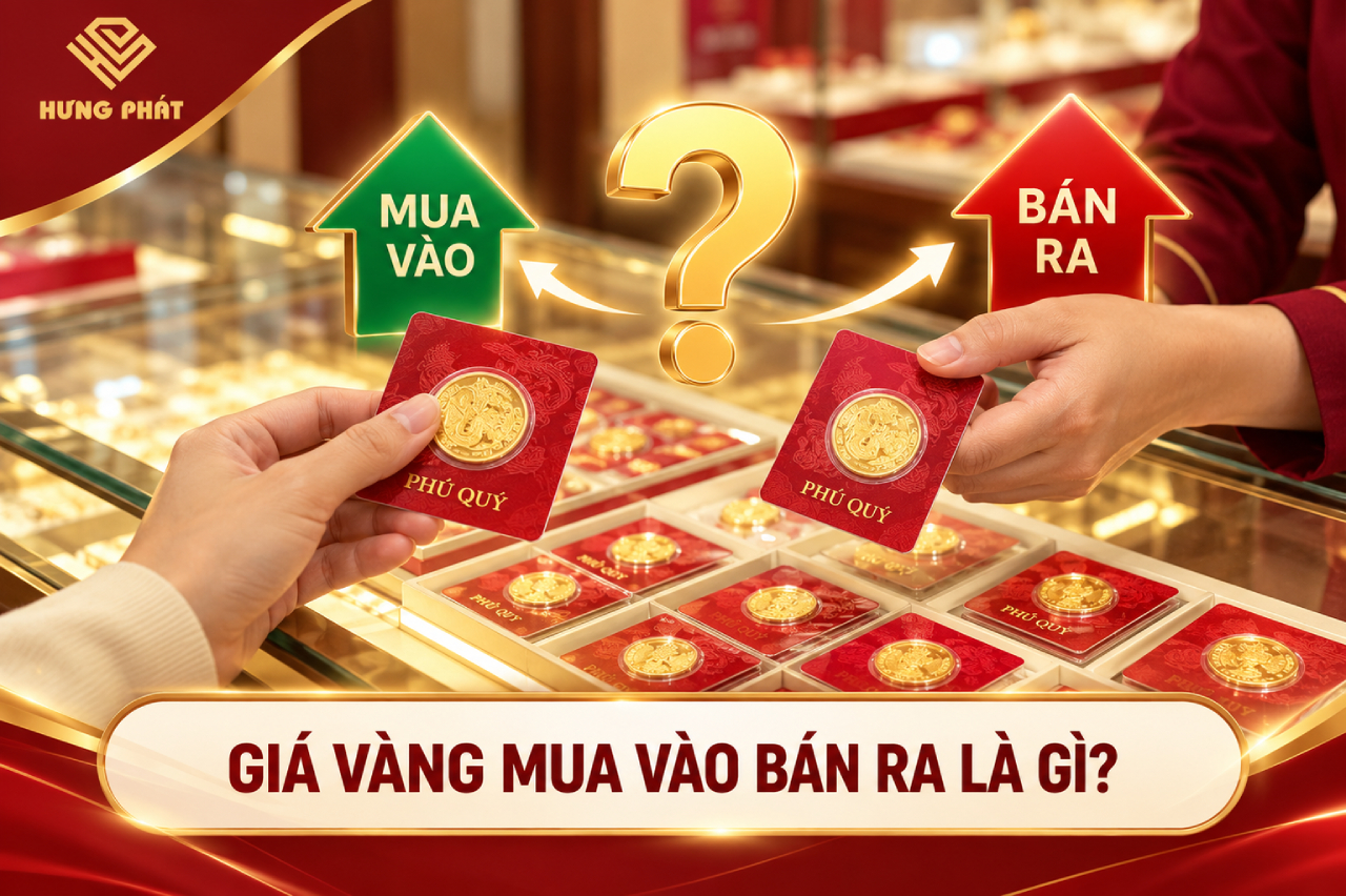 Giá vàng mua vào bán ra là gì