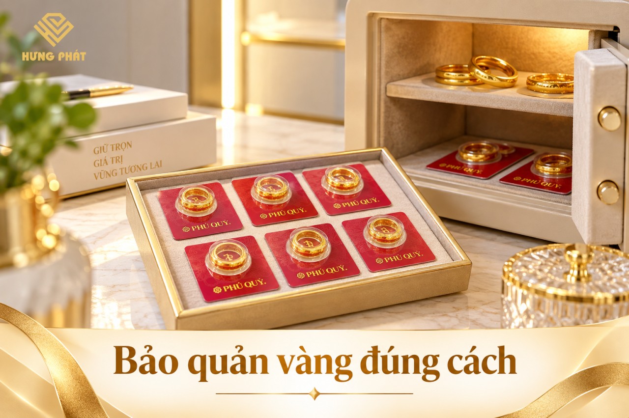 Bảo quản vàng đúng cách