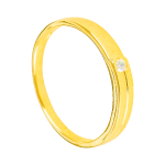 Cặp Nhẫn cưới vàng 61% (14K) đính CZ VNXM00V300023.190 - VNXM00V300024.120