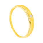 Cặp Nhẫn cưới vàng 61% (14K) đính CZ VNXM00V300005.190 - VNXM00V300006.100