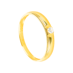 Cặp Nhẫn cưới vàng 61% (14K) đính CZ VNXM00V300002.100 - VNXM00V300001.180