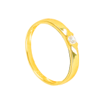 Cặp Nhẫn cưới vàng 61% (14K) đính CZ VNXM00V300047.110 - VNXM00V300048.170