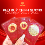 Chặn giấy cung Kim Ngưu dát vàng 24K